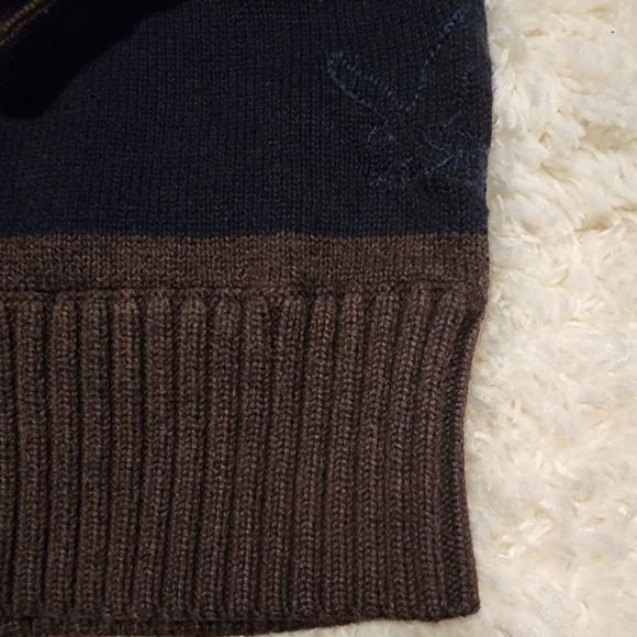 AMERICAN EAGLE OUTFITTERS Men's Knit 1/4 Zip Pullover Sweater Sz. L - Picture 5 of 7